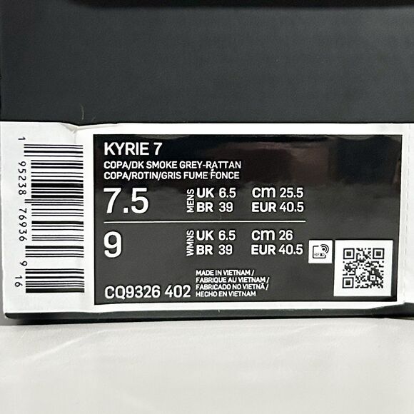 Nike Kyrie 7 “Copa” Men’s Size 7.5 Women’s 9 Cushioned Basketball Shoes
